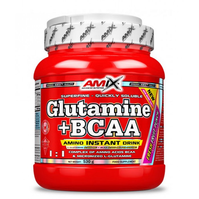 AMIX Glutamine + BCAA / Flavoured / 530g